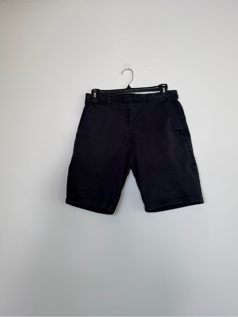 PacSun Men’s Slim Chino Shorts Black Flat Front Casual Size 30